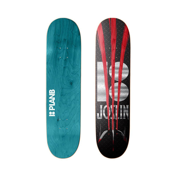 Plan B Snikt Variant Twin Tip Joslin Plan B Skateboard Deck - 8.375
