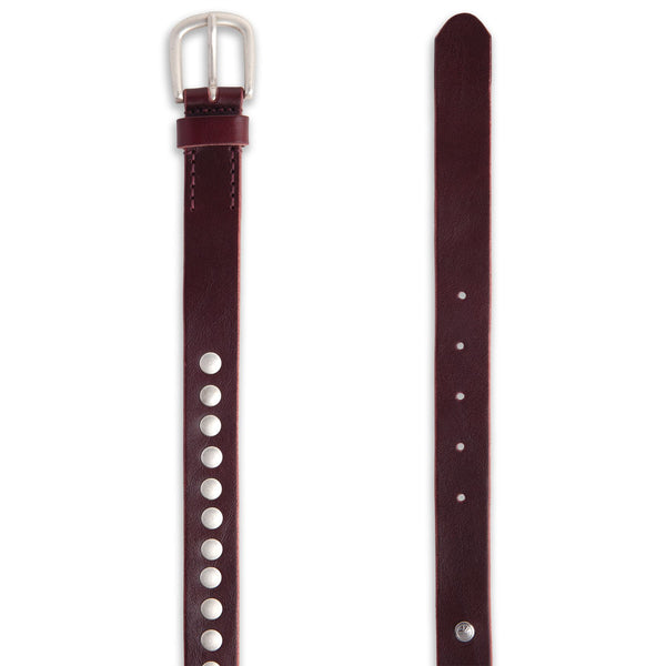 Polar Skate Co Niko Belt | Studs (Oxblood)