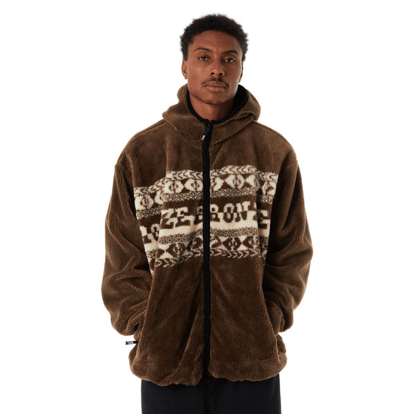 HUF X Bronze High Pile F / Z Fleece (Brown) - S