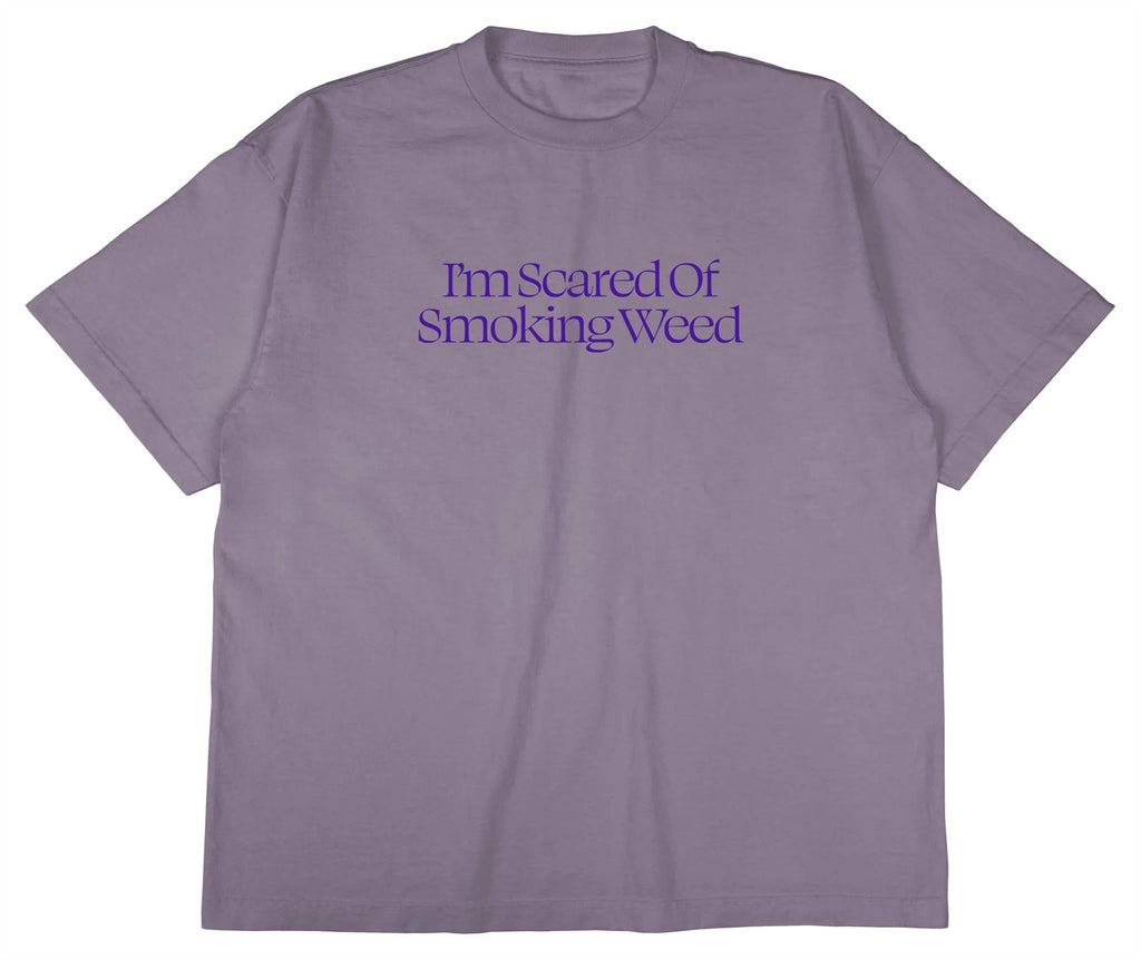 Jacuzzi Unlimited NEW Scared Weed S / S Premium Tee Grape
