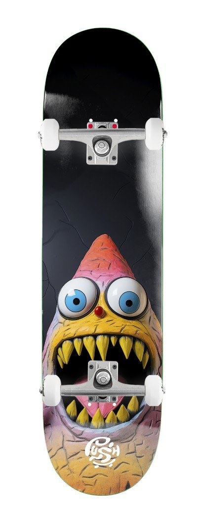 Push Sharky Big FP Incomplete Black x Venom Custom Complete Skateboard - 8