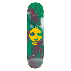 Opera Die Cut Mask EX7 Green Skateboard Deck - 8.75"