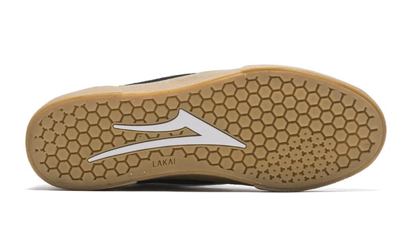 Lakai Cambridge Skate Shoes - Black / Gum - Skatewarehouse.co.uk