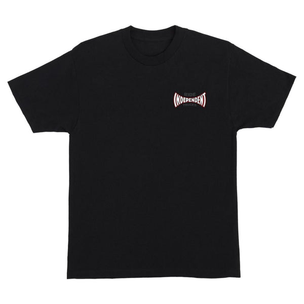 Independent T-Shirt Rose Span - Black - Skatewarehouse.co.uk