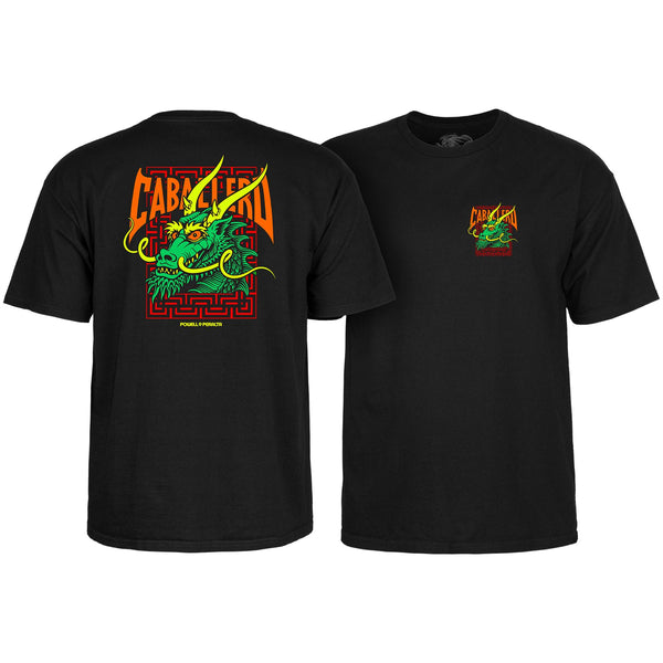 Powell-Peralta™ Steve Caballero 'Street Dragon' Tee Black - Skatewarehouse.co.uk