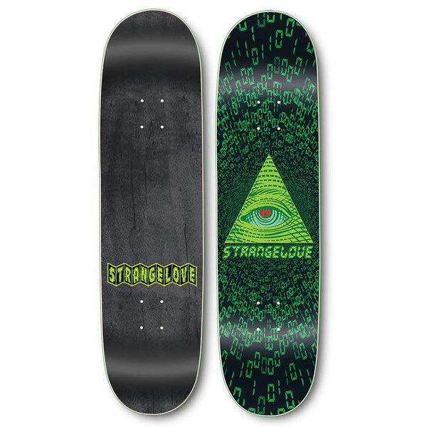 StrangeLove All Seeing Eye x (WB: ) Todd Bratrud Skateboard Deck - 8.25