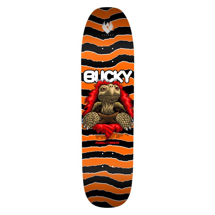 Powell Peralta Bucky Lasek • Tortoise '' FLIGHT • • Orange / Black Skateboard Deck - 8.62" - Skatewarehouse.co.uk