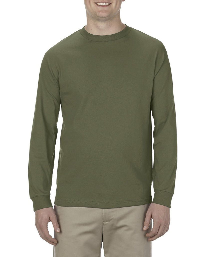 Alstyle American Apparel 1304 Longsleeve Tee - Military Green