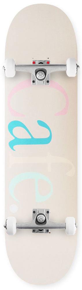 Skateboard Cafe Wayne (White) x Venom Custom Complete Skateboard - 8.25