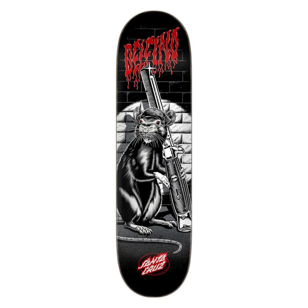 Santa Cruz Pro Delfino Skate Rat Skateboard Deck - 8.25