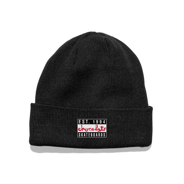 Chocolate Advisory Beanie Black