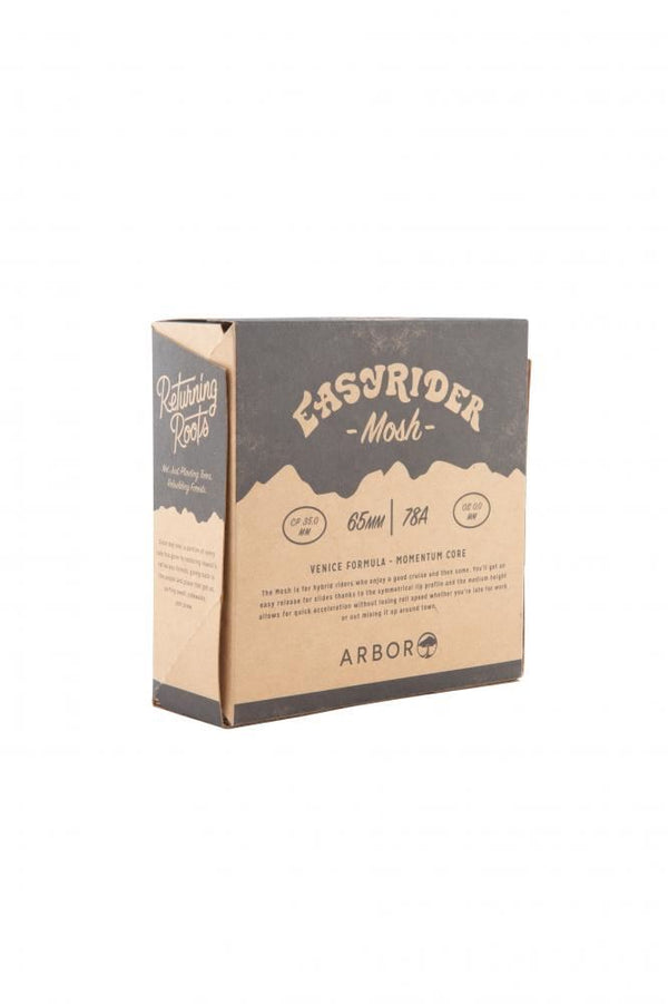 Arbor Easyrider Skateboard Wheels Mosh 78a - Ghost White - Skatewarehouse.co.uk