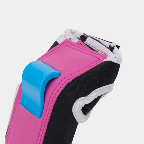 Pro-Tec Pads X Santa Cruz Street Adult 3-PK Pad Set Open - Black / White / Pink