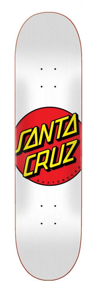 Santa Cruz Logo Classic Dot Skateboard Deck - 8.0