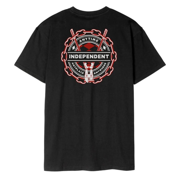 Independent T-Shirt Anytime Anywhere Chain - Black - Skatewarehouse.co.uk