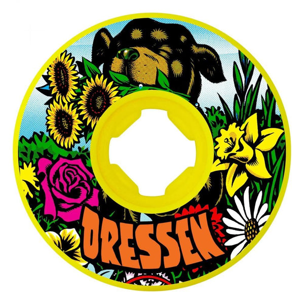 Slime Balls Skateboard Wheels 55mm Eric Dressen Pup Reissue - Green - Skatewarehouse.co.uk