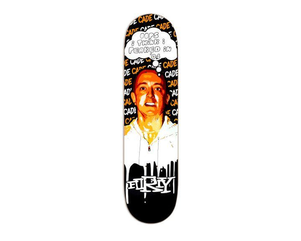 Forty Curb Skateboard Deck - 8.37