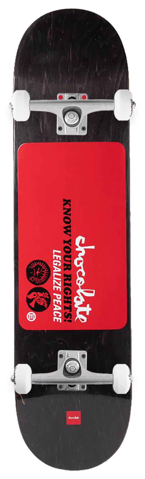 Chocolate Skateboard Know Your Rights Stevie Perez x Venom Custom Complete Skateboard - 8.4