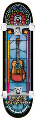 Sk8Mafia Stained Glass Sarmiento Sk8mafia x Venom Custom Complete Skateboard - 7.75"