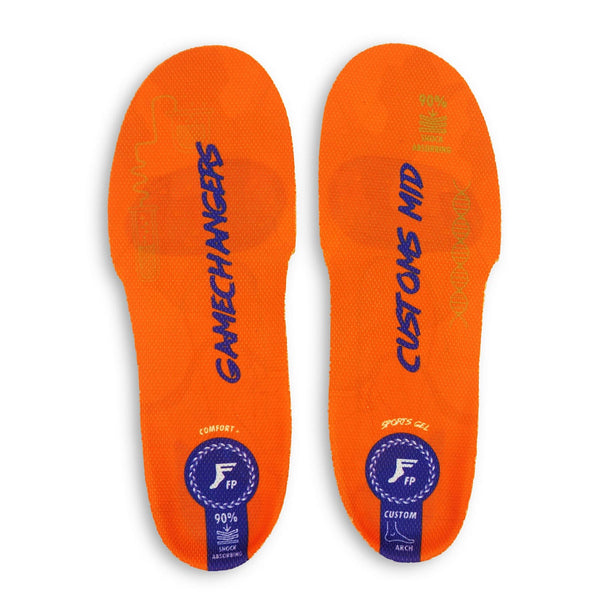 Footprint Gamechanger Elite Custom Orthotic Sport Gel Insoles Mid - Skatewarehouse.co.uk