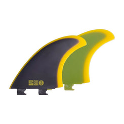 Captain Fin Co - Chemistry Twin - Medium - Black / Yellow (Snap-In / FCS II) - M