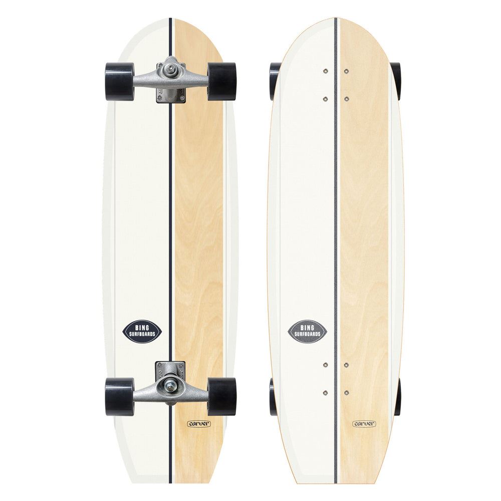 Carver Bing Continental - CX Surfskate Cruiser Skateboard - 10.875" x 37.0" *New* - Skatewarehouse.co.uk