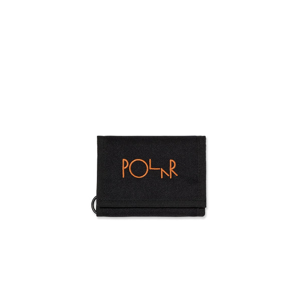 Polar Skate Co Key Wallet | Script Logo (Black / Orange) - One Size