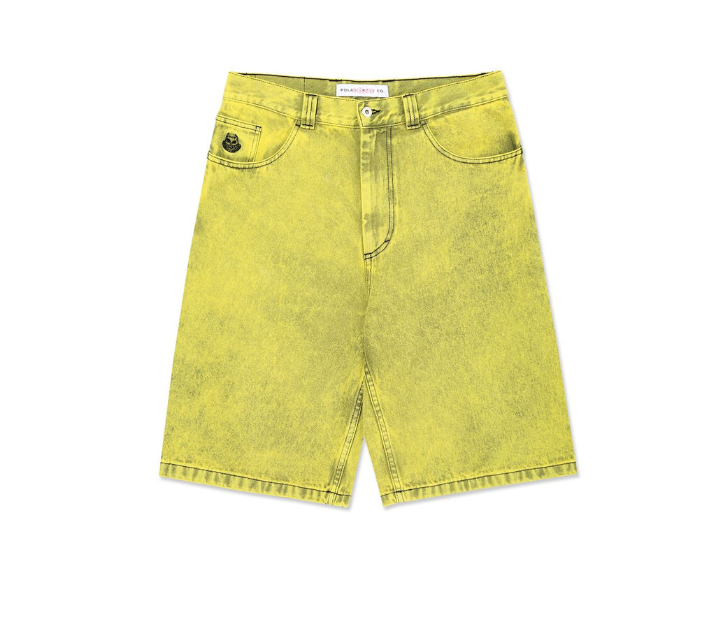 Polar Skate Co Big Boy Shorts | Angel Child (Lemon Black) - M