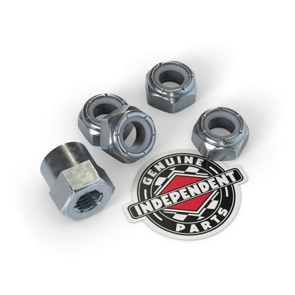 Independent Skateboard Trucks Accessories Axle Rethreader + 4 Axle Nuts Silver - O/S - Skatewarehouse.co.uk