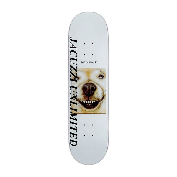 Jacuzzi Unlimited Tony Latham Smooshed EX7 White Skateboard Deck - 8.125