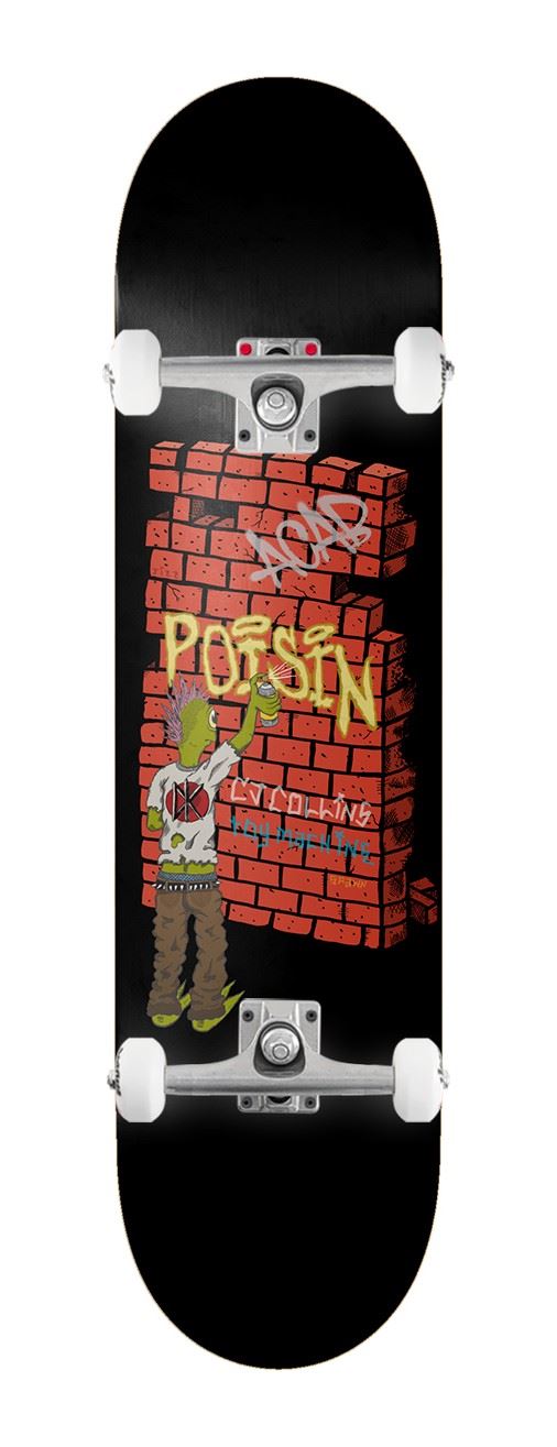 Toy Machine CJ Collins 'Tagger' x Venom Custom Complete Skateboard - 8.25"