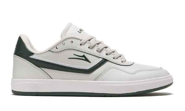 Lakai Terrace Leather Skate Shoes - Cream/Pine - Skatewarehouse.co.uk