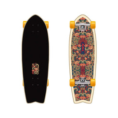 Yow Pinfish 28"x8.5" Yow Surf Cruiser Complete Surfskate Cruiser - 28.0" - Skatewarehouse.co.uk