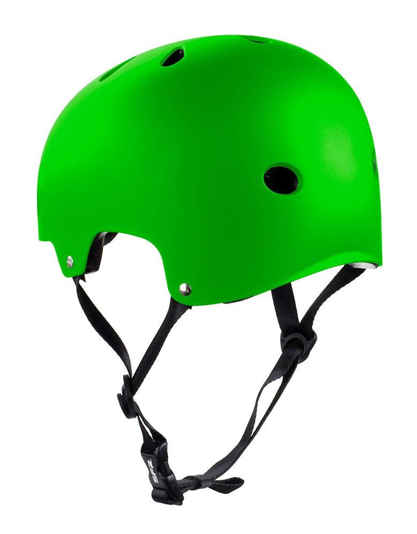 SFR Essentials Skateboard Bike Helmet - Matt Green - Skatewarehouse.co.uk
