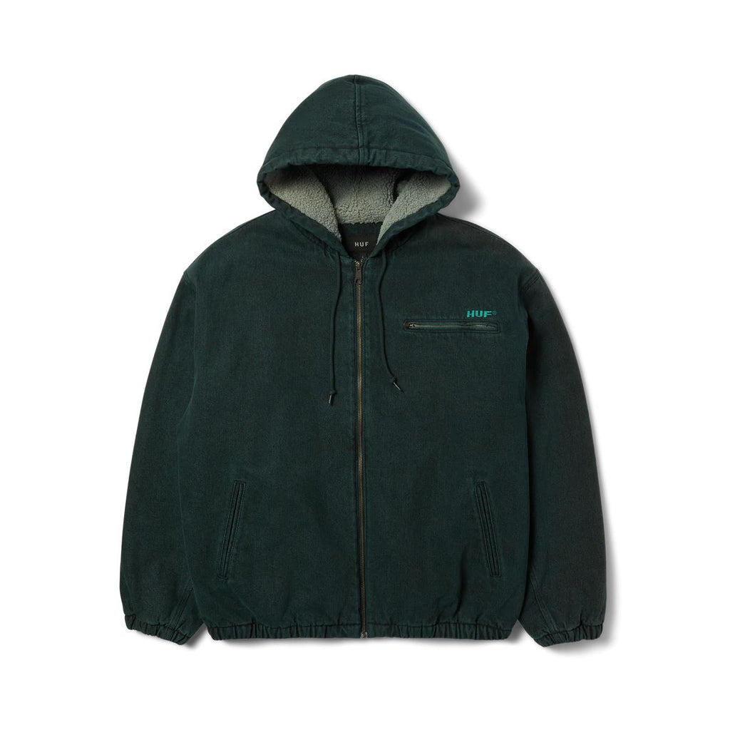 HUF What A Jungle Denim Work Jacket (Evergreen) - XL