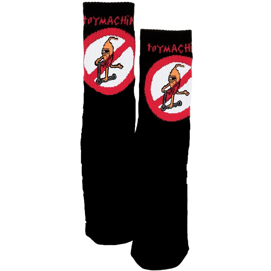 Toy Machine No Scooter Sock Black