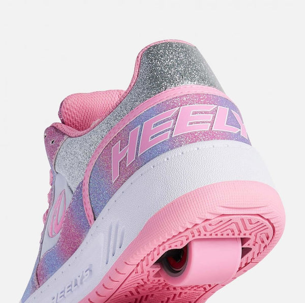 Heelys Rezerve Low - Lt Pink / White / Rainbow - Skatewarehouse.co.uk
