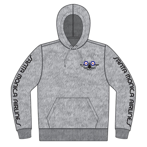 Santa Monica Airlines SMA Bi-Plane Hoodie Ash - XL