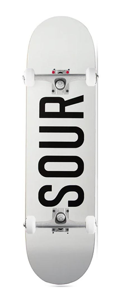Sour Solution 'Army' White OG 8" (S1) x Venom Custom Complete Skateboard - 8"