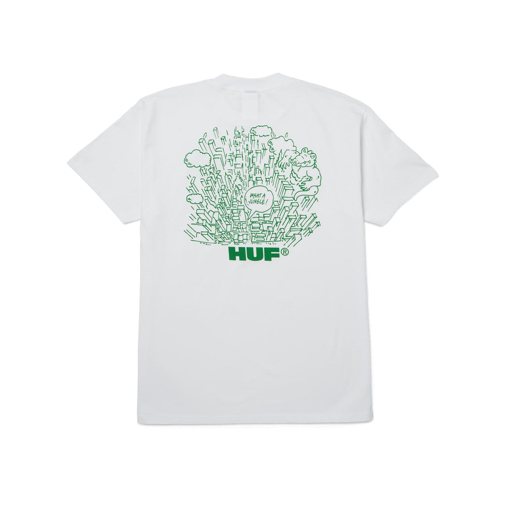 HUF What A Jungle S / S Tee (White) - S