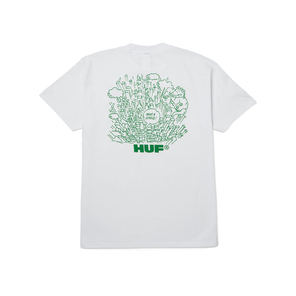 HUF What A Jungle S / S Tee (White) - S