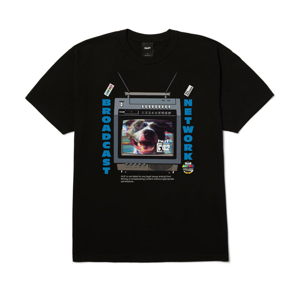 HUF Broadcast SS Tee (Black)