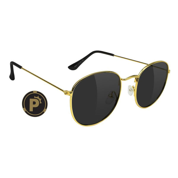 Glassy Pierce Polarized High Roller - Gold - Skatewarehouse.co.uk