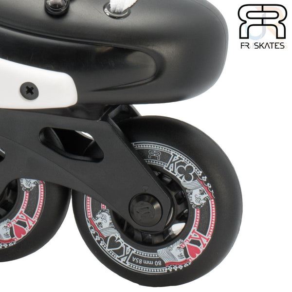 FR W 80 In-Line Skates - Black / White
