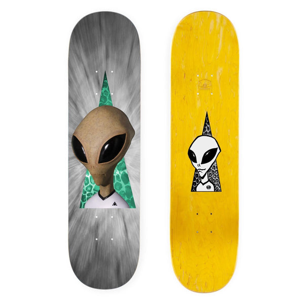 Alien Workshop Visitor Reality PLEXI LAM Skateboard Deck Multi 8.5'' - Skatewarehouse.co.uk