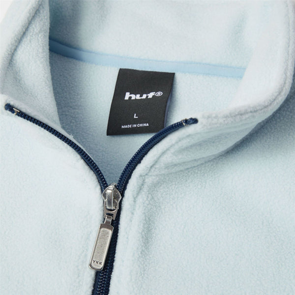 HUF Basecamp Quarter Zip Polar Fleece (Sky Blue)