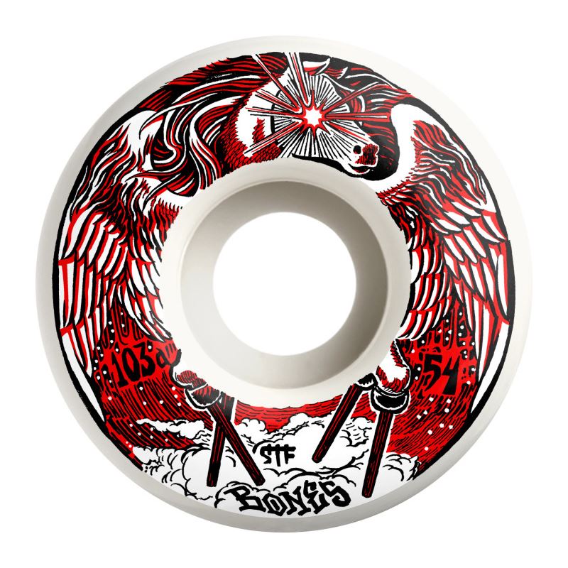 BONES Skateboard Wheels STF PEG-LEG-ASUS V1 103A - Skatewarehouse.co.uk