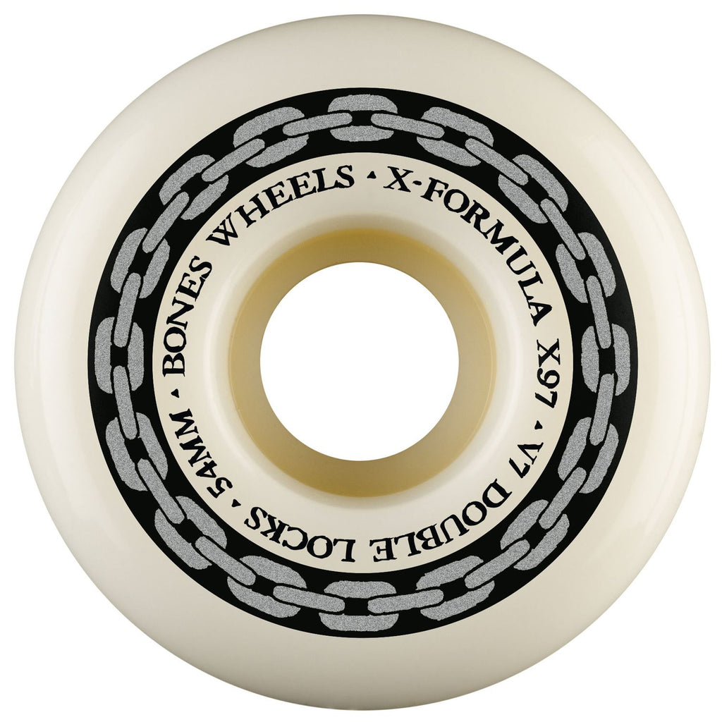 BONES Skateboard Wheels X-Formula • • 97A • V7 Double Lock (Spring '26) - Skatewarehouse.co.uk