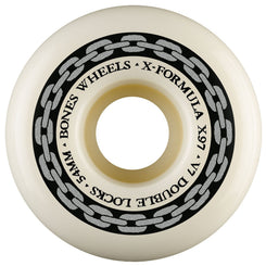 BONES Skateboard Wheels X-Formula • • 97A • V7 Double Lock (Spring '26) - Skatewarehouse.co.uk