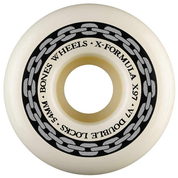 BONES Skateboard Wheels X-Formula • • 97A • V7 Double Lock (Spring '26) - Skatewarehouse.co.uk